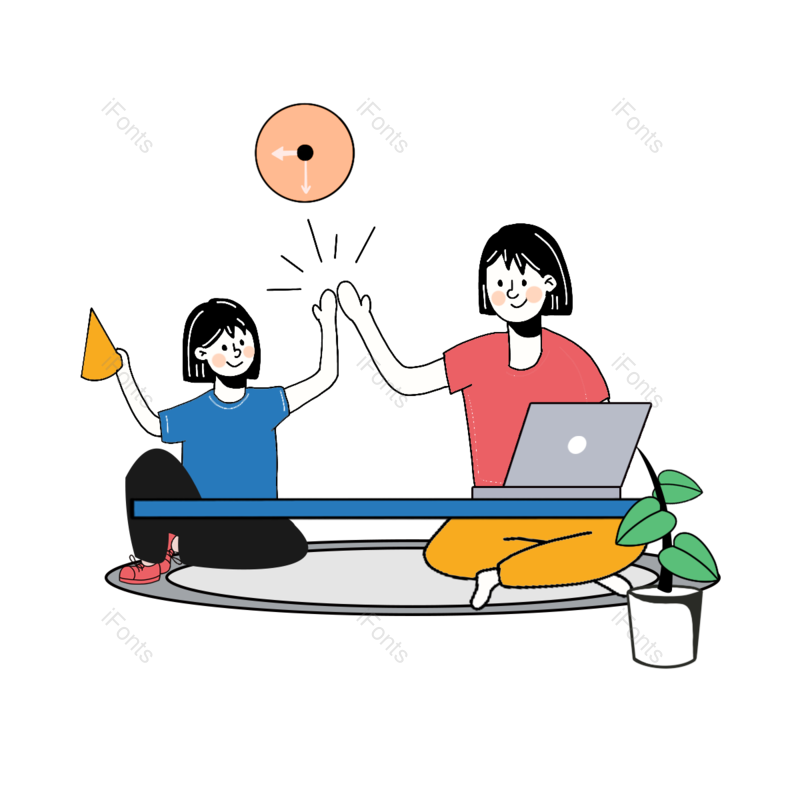 线条图片,卡通元素,电脑PNG,家庭免抠素材